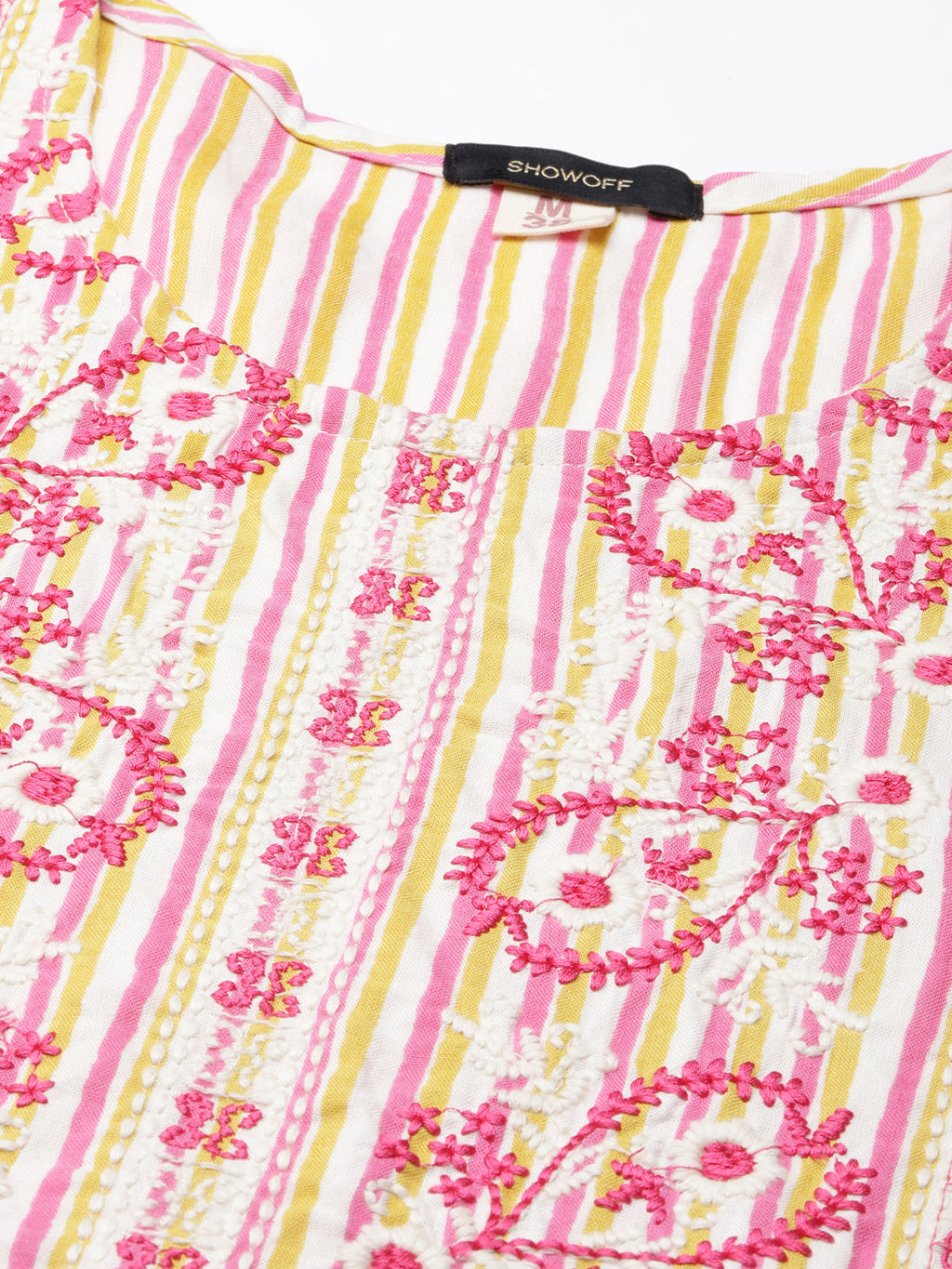 Women's Multi Striped A-Line Kurta