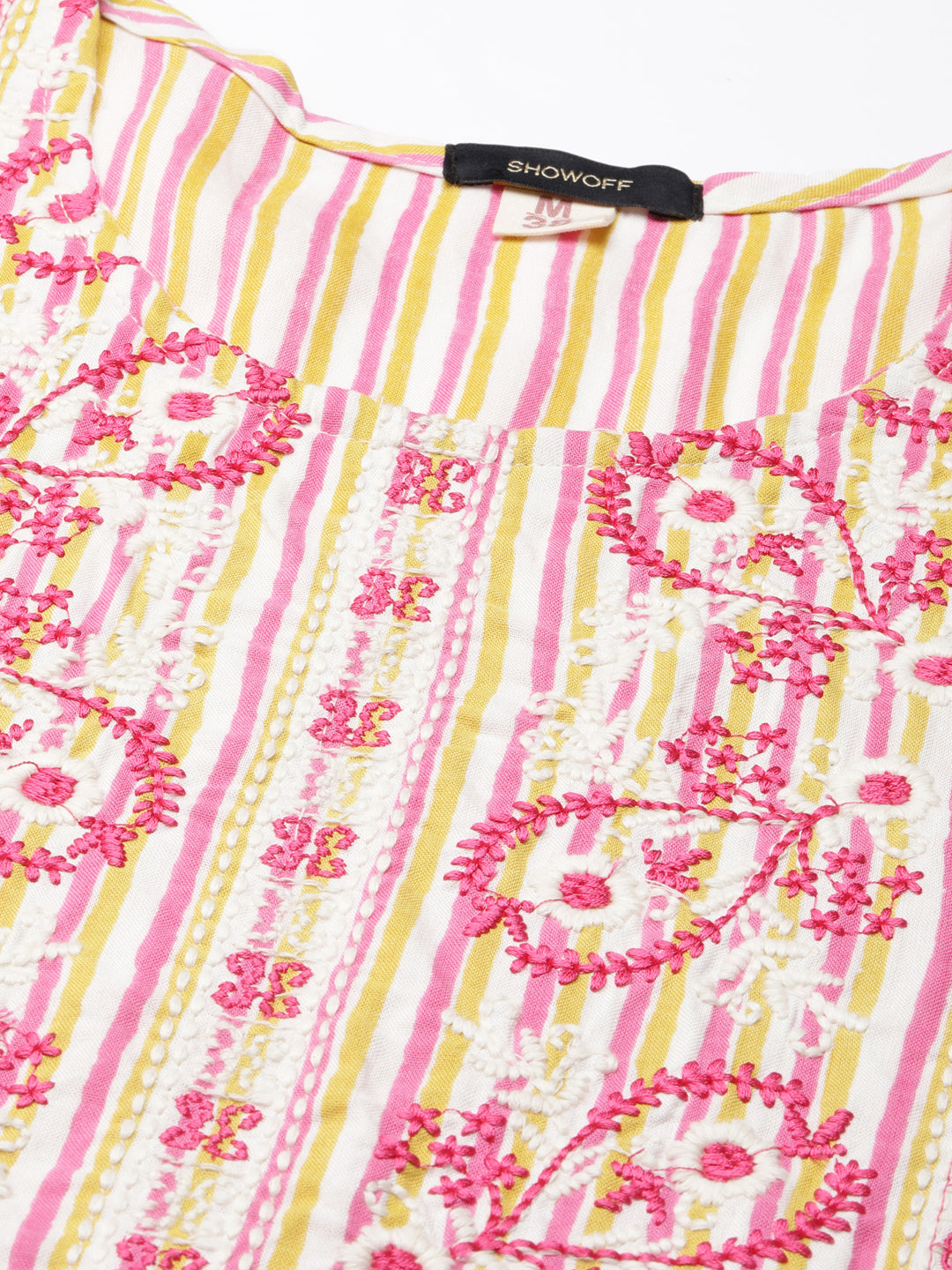 Women's Multi Striped A-Line Kurta