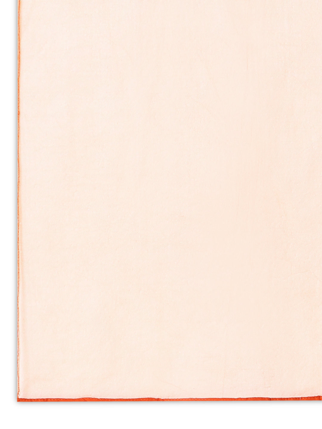 Women's Orange Solid Anarkali Kurta with Dupatta