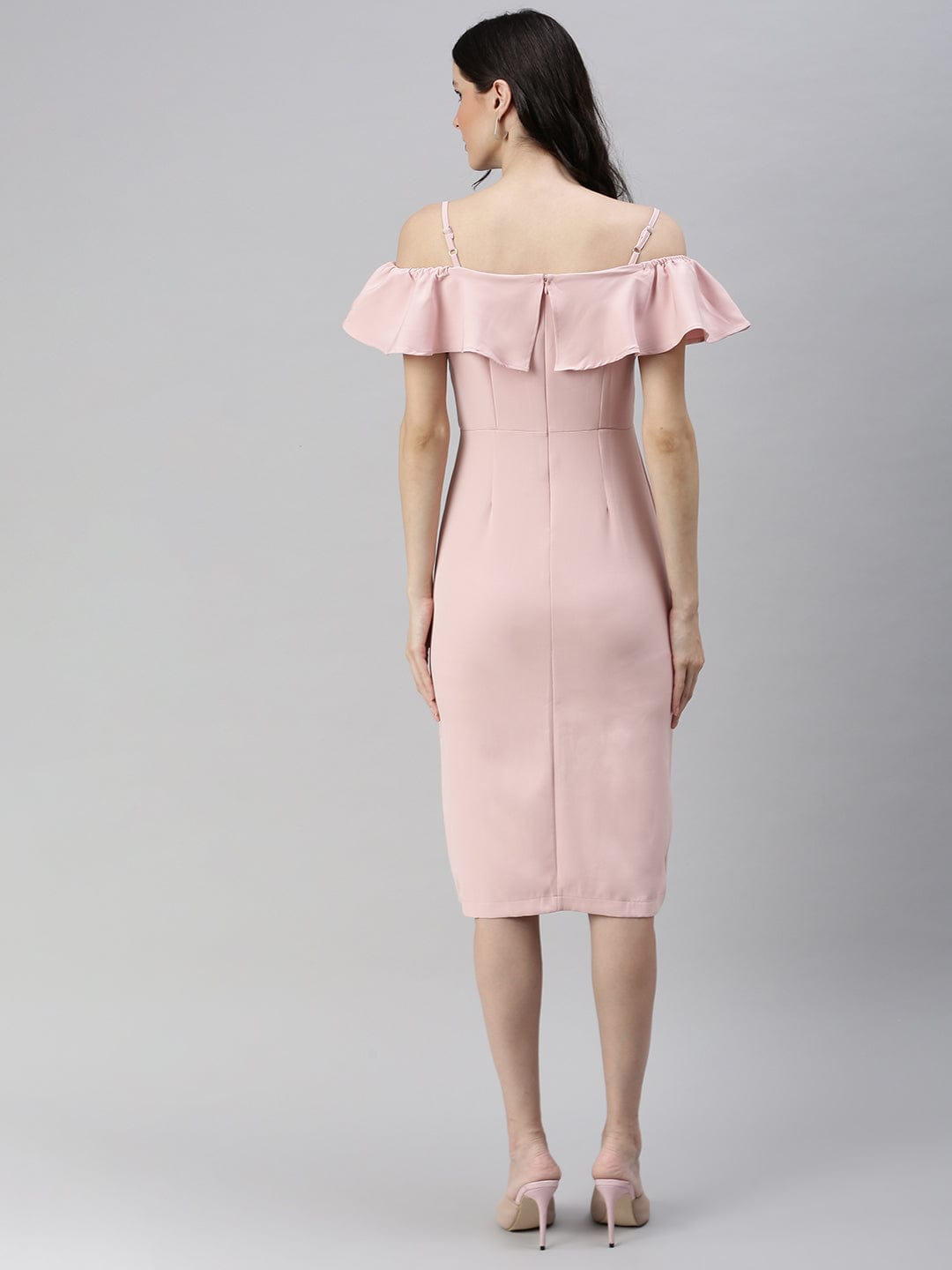 Women's Pink A-Line Dress