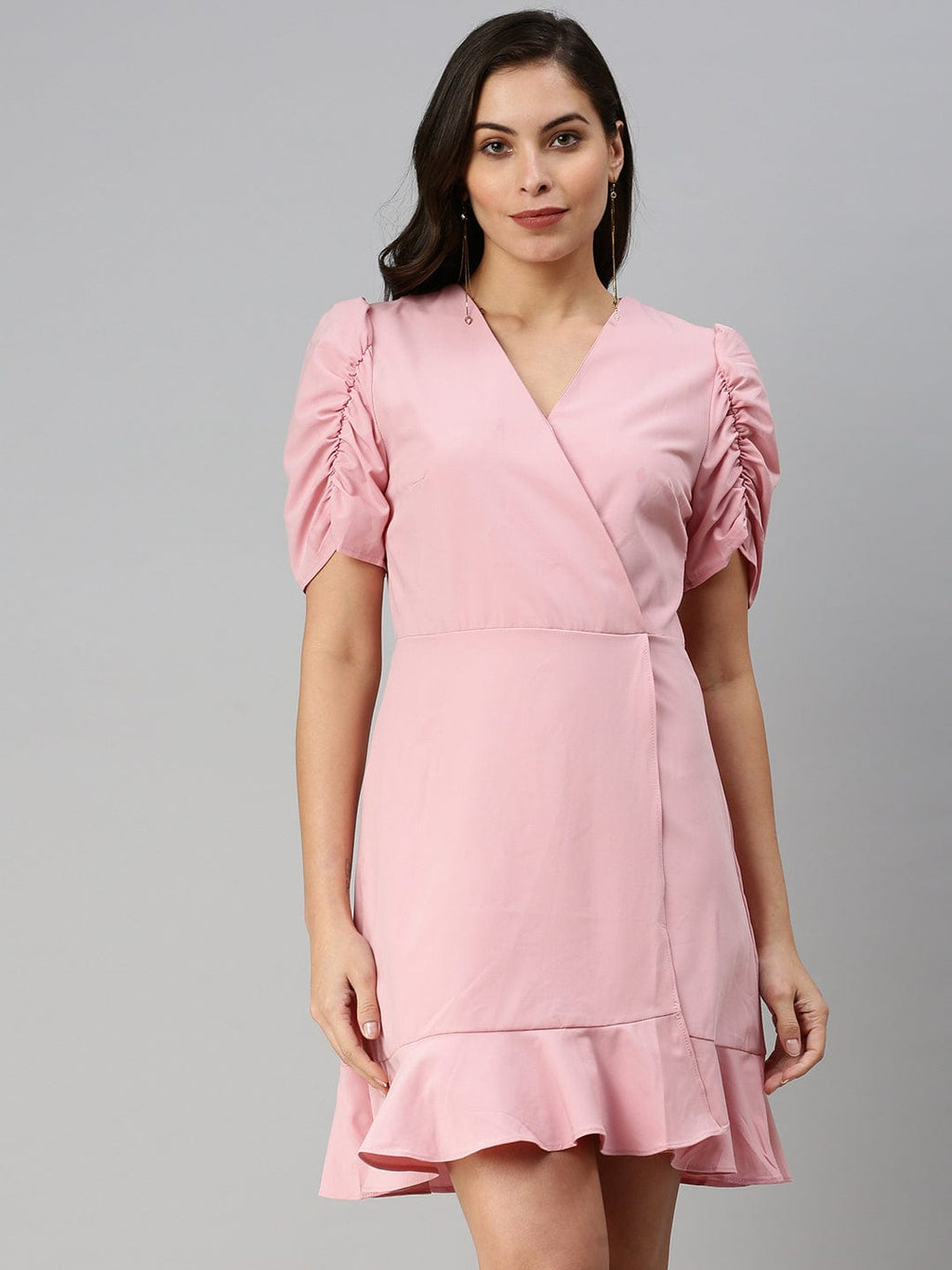 Women's Pink A-Line Dress