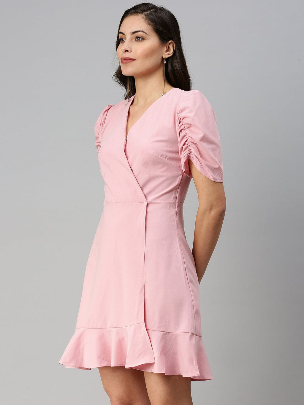 Women's Pink A-Line Dress