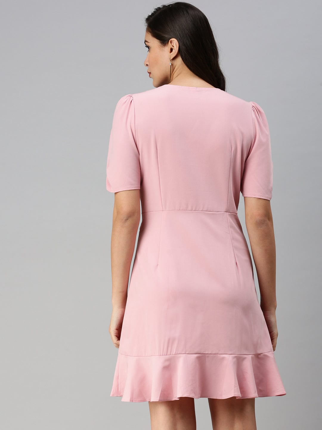 Women's Pink A-Line Dress