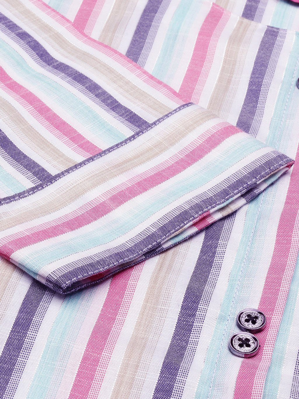 Women's Multi Striped Straight Kurta