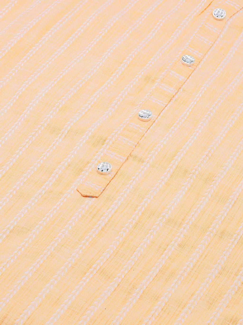 Women's Orange Solid Straight Kurta