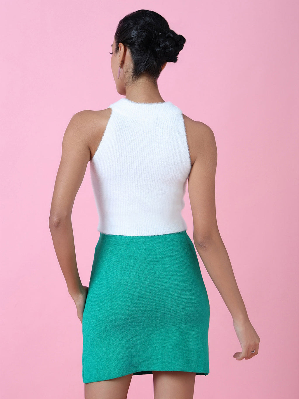 Women's White Crochet Top