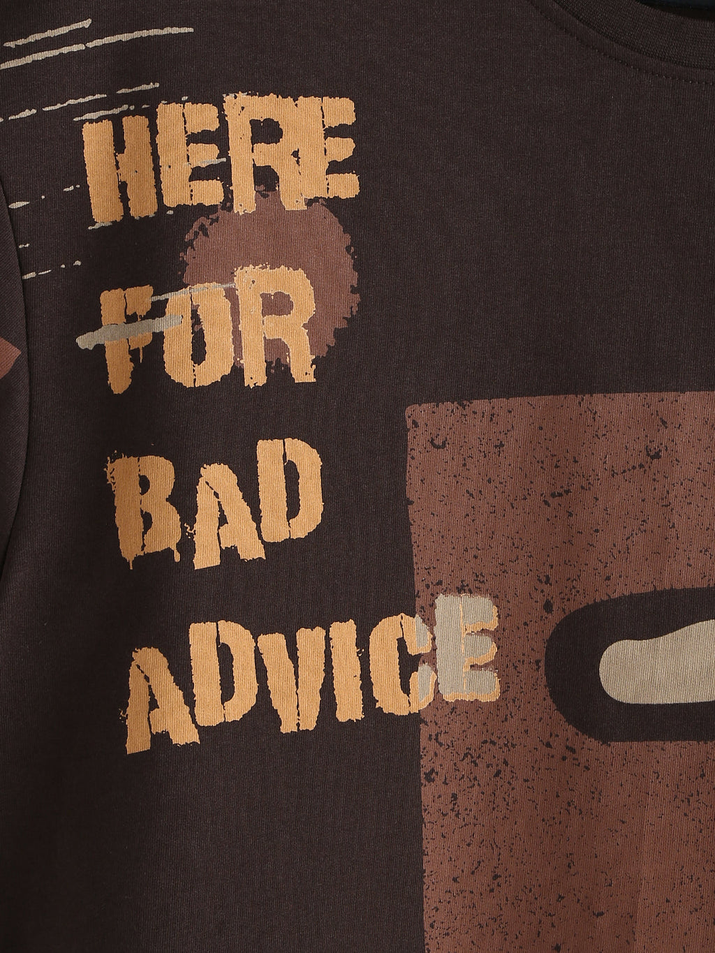 Heavy GSM Oversized Fit T-Shirt | Brown