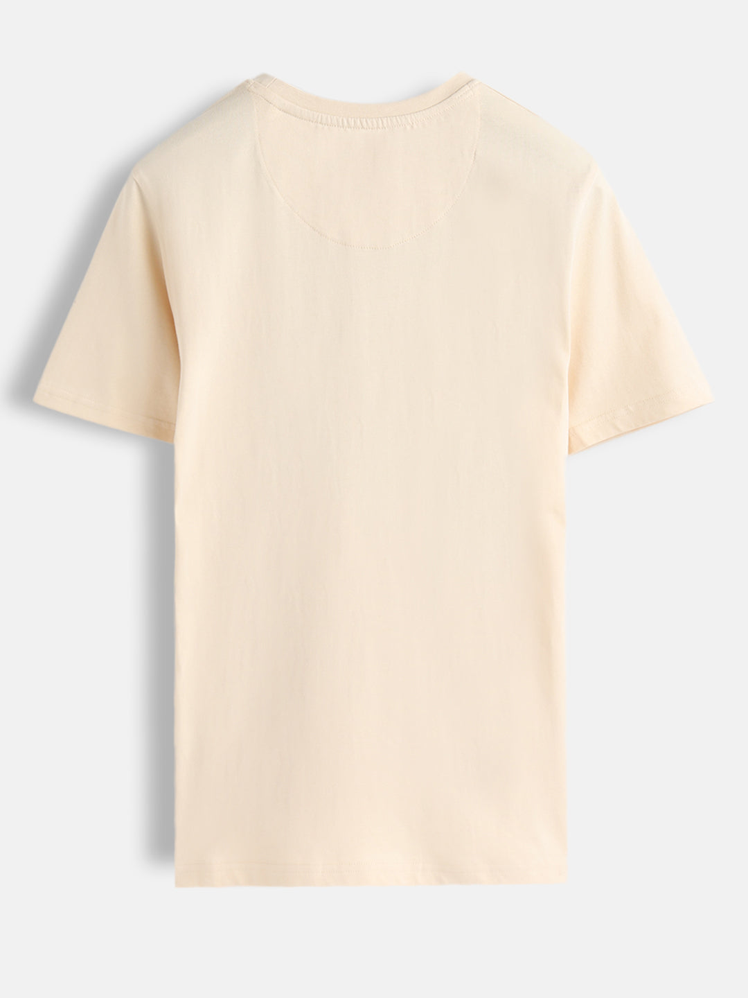 Ancient Markings Inspired Brand Carrier Slim Fit T-Shirt | Beige