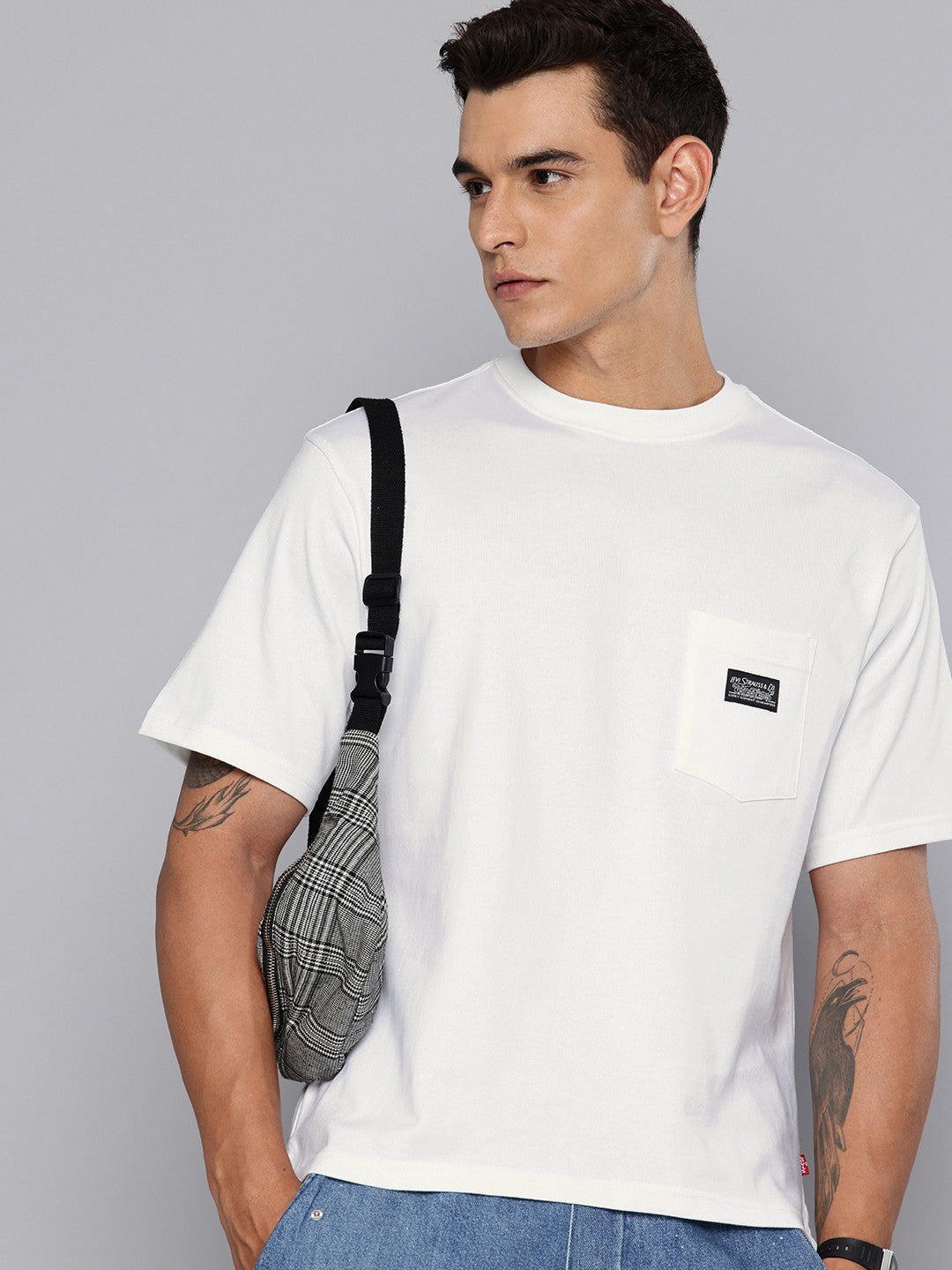 Men's Solid Crew Neck T-Shirt