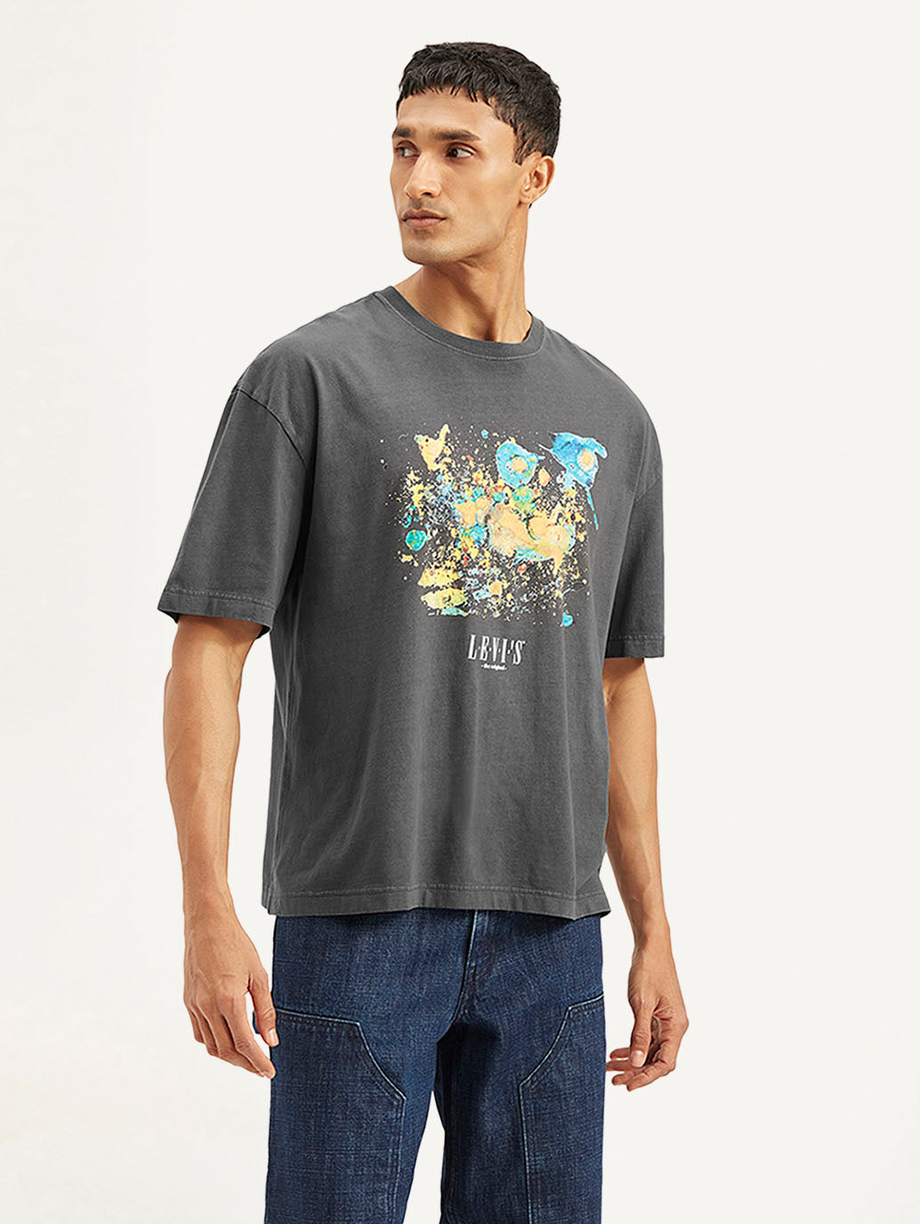 Men's Graphic Print Loose Fit T-shirt