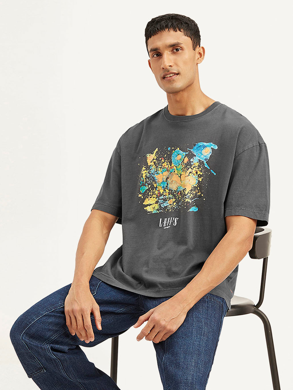 Men's Graphic Print Loose Fit T-shirt