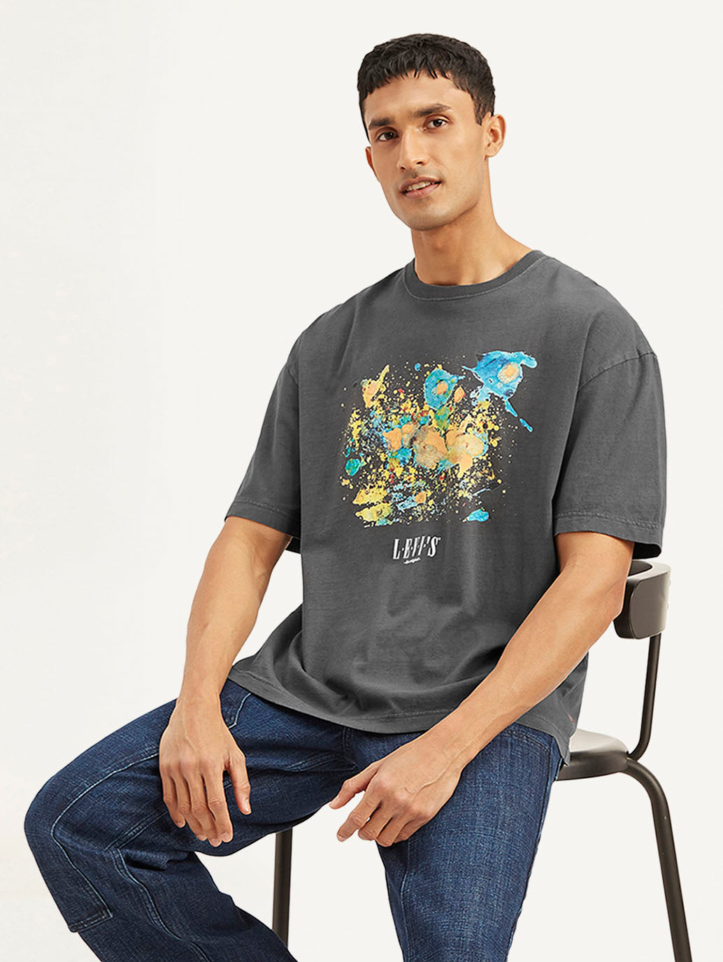 Men's Graphic Print Loose Fit T-shirt