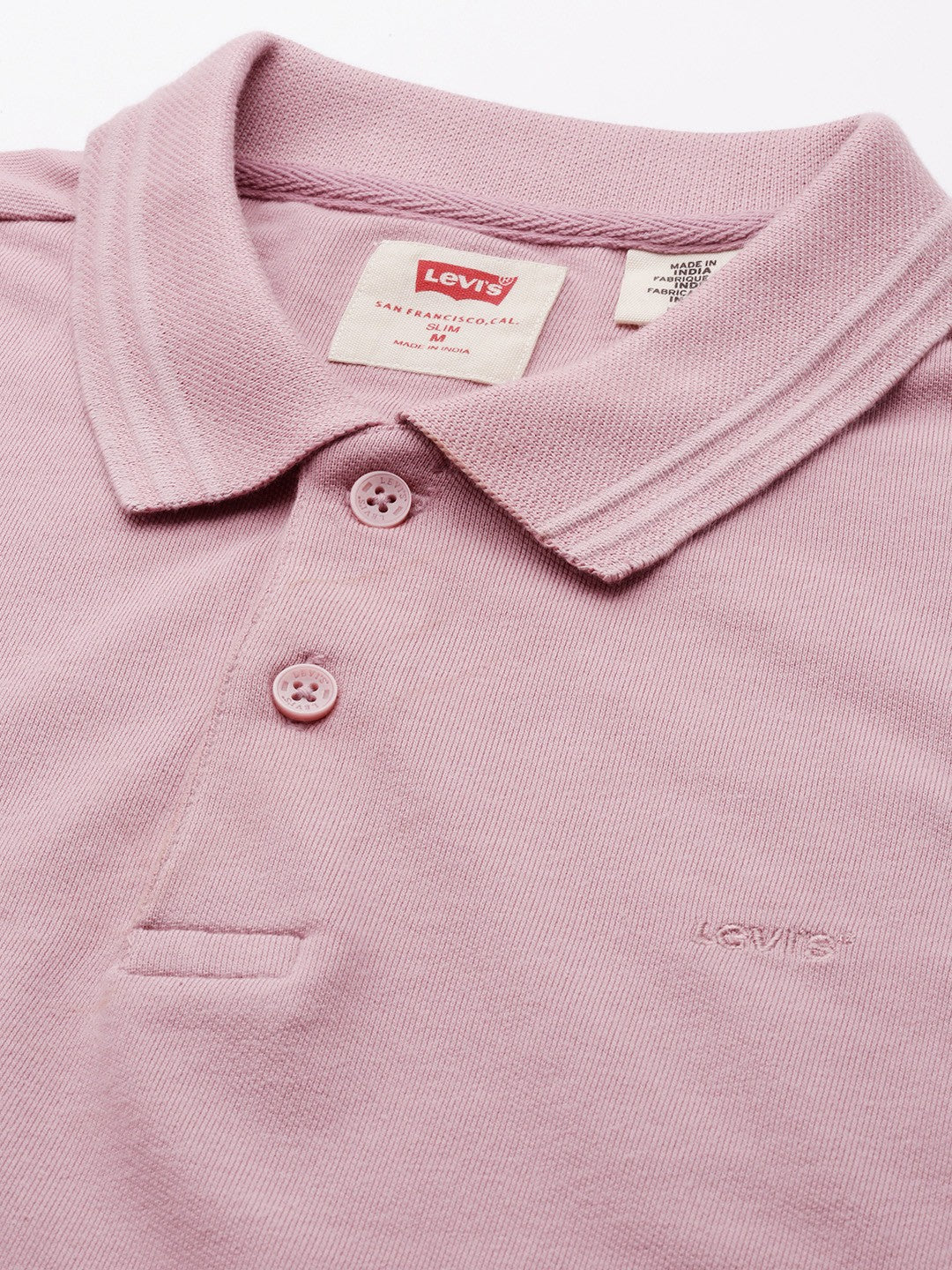 Men's Solid Slim Fit Polo T-shirt