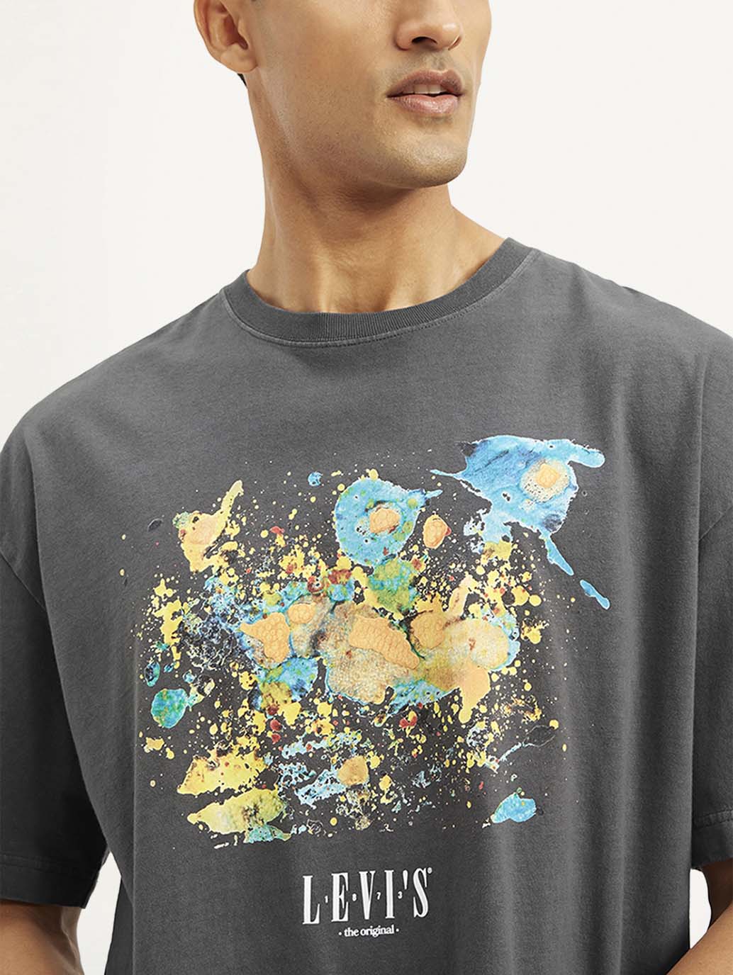 Men's Graphic Print Loose Fit T-shirt