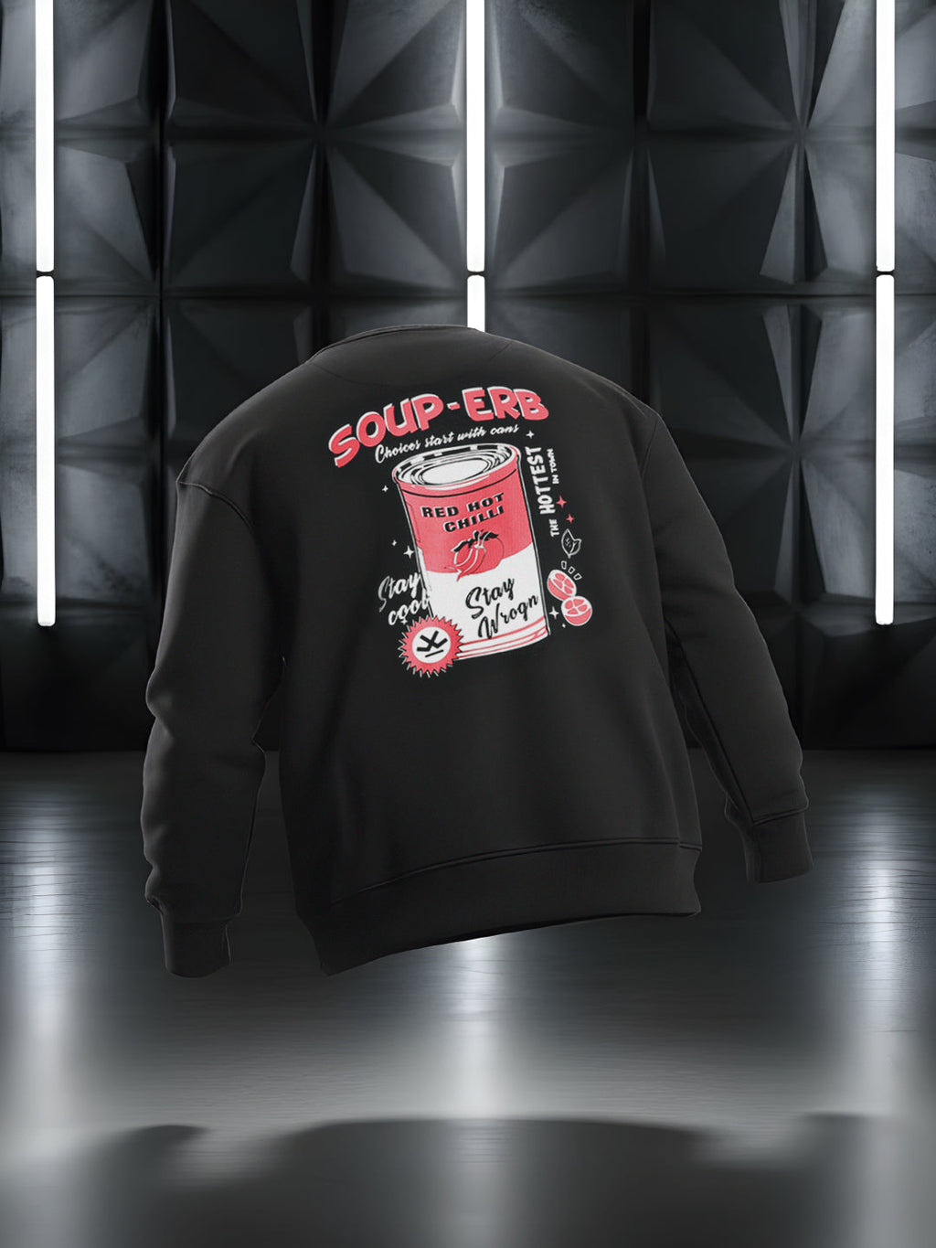 Classic Soup-erb Back Printed Sweatshirt